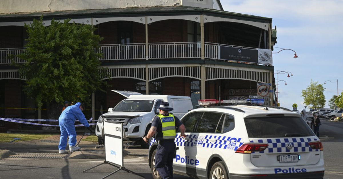 Five dead after car crashes into pub’s outdoor dining area in Australia