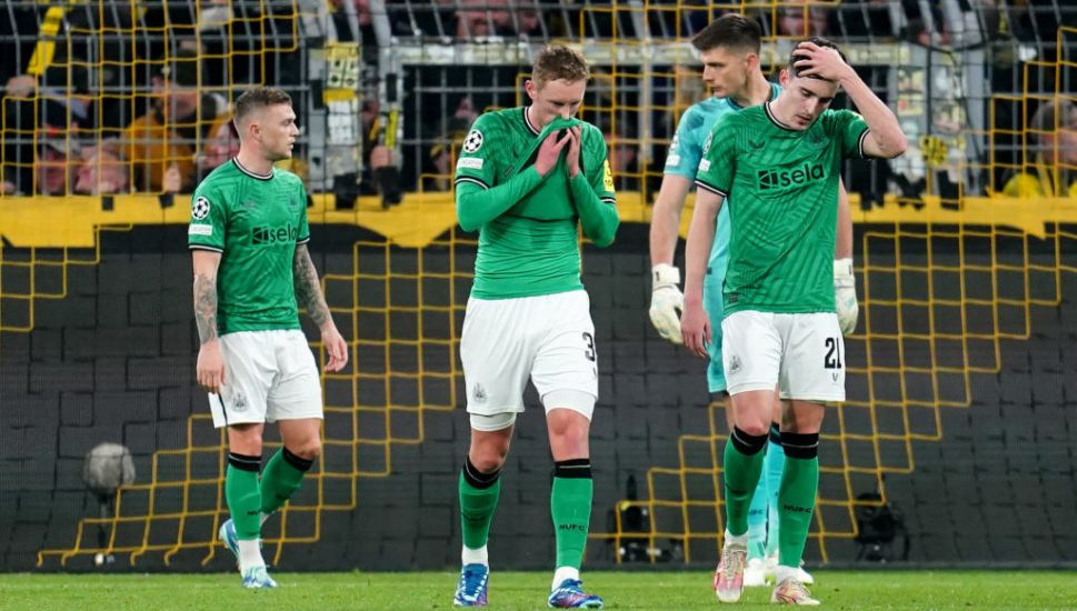 Newcastle’s Champions League Hopes In Tatters After Borussia Dortmund Defeat