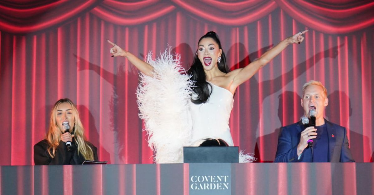 Nicole Scherzinger switches on Covent Garden Christmas lights