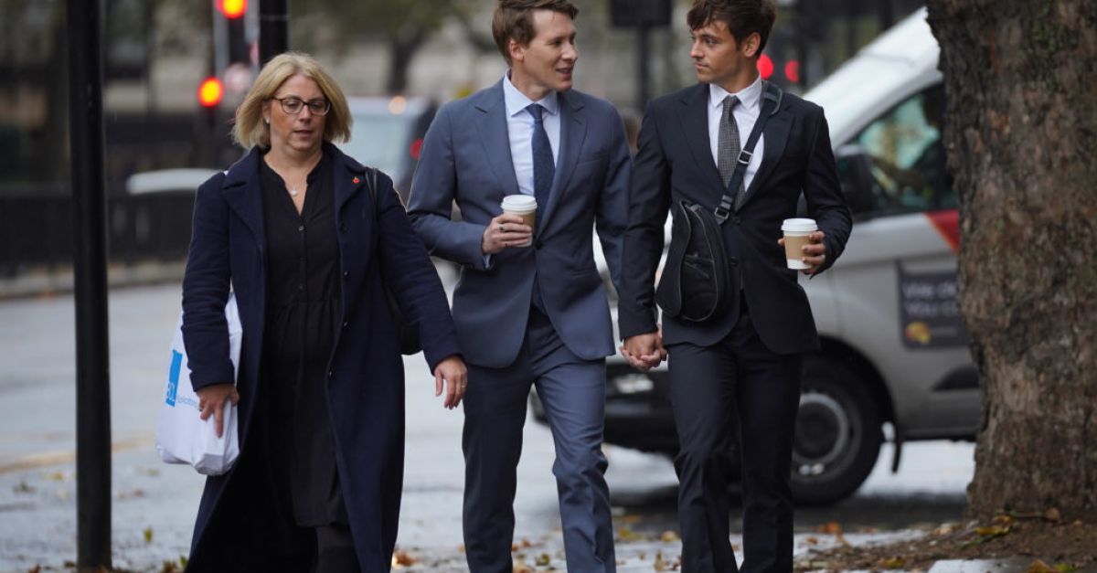 Tom Daley’s Oscar-winning husband cleared of assault as case is dismissed