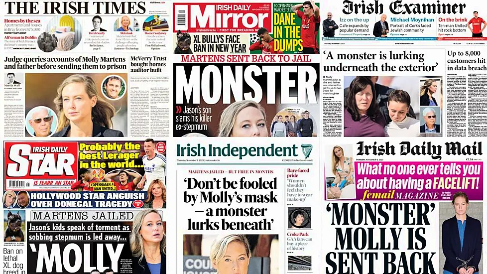 What The Papers Say: Thursday's Front Pages