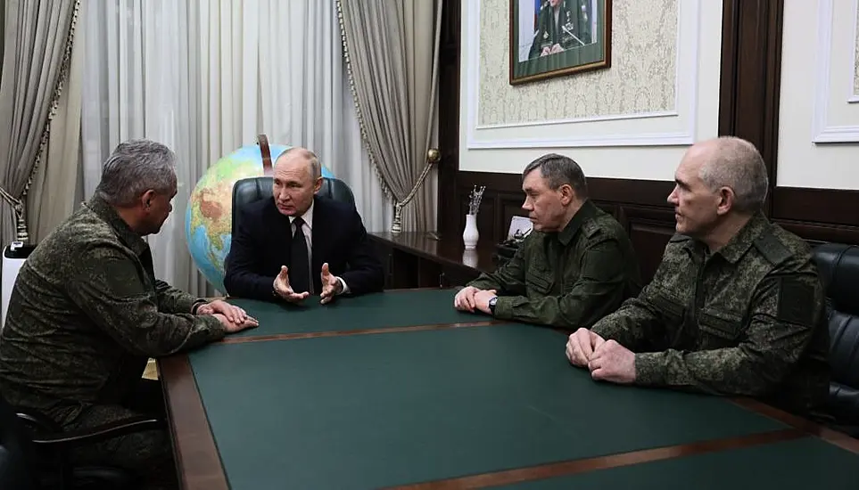 Putin Makes Trip To Russian Military Hq Close To Border With Ukraine