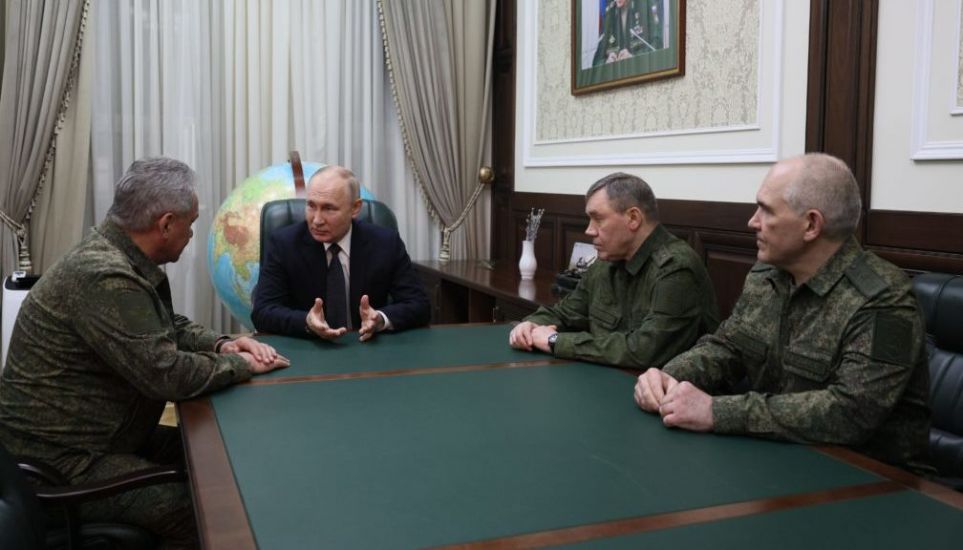 Putin Makes Trip To Russian Military Hq Close To Border With Ukraine