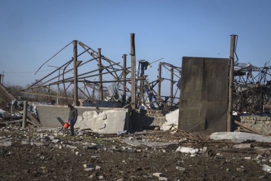 Russian Forces Target Ukrainian Capital In Overnight Bombardment