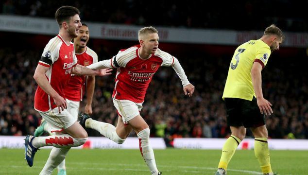 Arsenal Pull Level With Manchester City Thanks To Burnley Win
