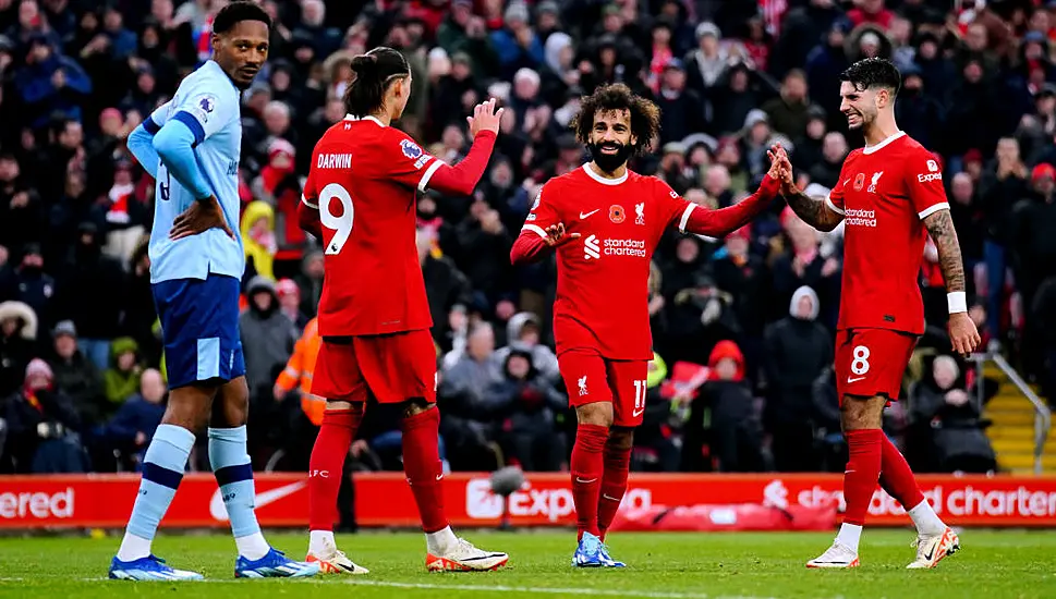 Mohamed Salah At The Double As Liverpool Brush Aside Brentford