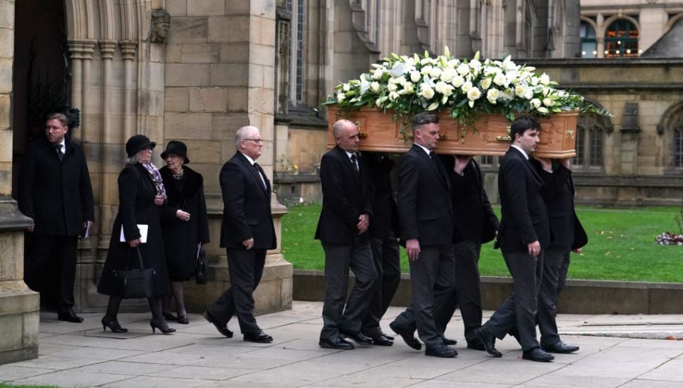 Manchester And Wider Football World Say Final Goodbyes To Sir Bobby Charlton