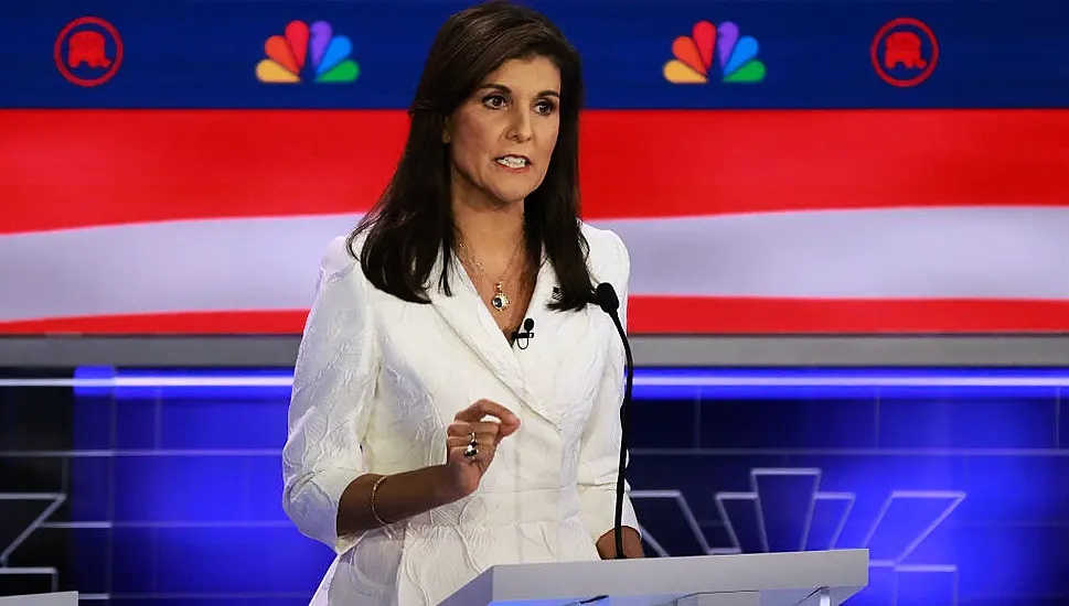 Republican 2024 Hopeful Haley Makes Major Ad Buy After Rival Scott Quits Race