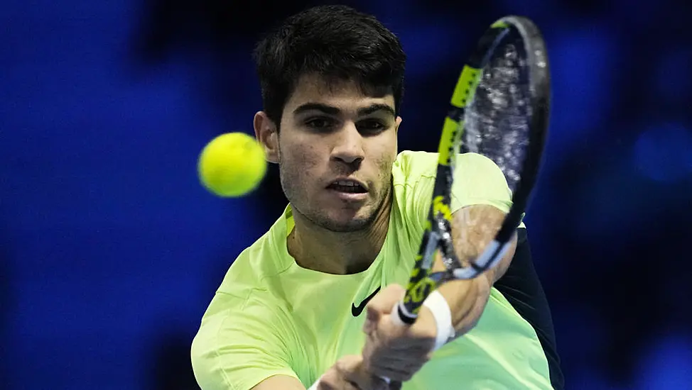 Carlos Alcaraz Beats Andrey Rublev At Atp Finals In Turin