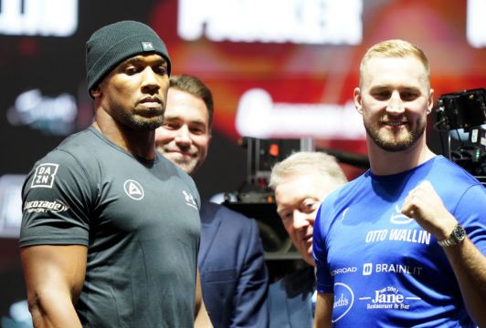 Anthony Joshua Sees Otto Wallin As A Stepping Stone On His Way To A Title Fight