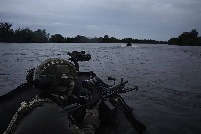 Ukrainian Troops Work To Advance On Russian-Held Side Of Key River