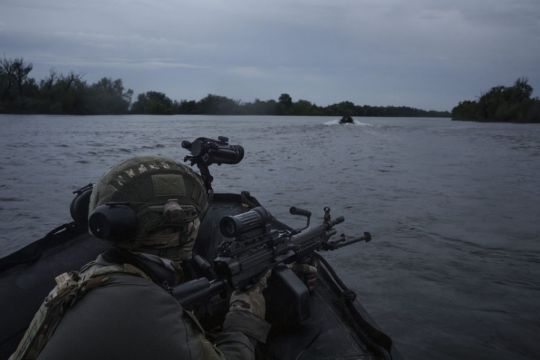 Ukrainian Troops Work To Advance On Russian-Held Side Of Key River