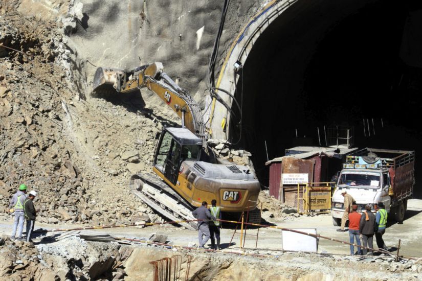 Rescuers Change Approach In Bid To Reach 41 Workers Trapped In Indian Tunnel