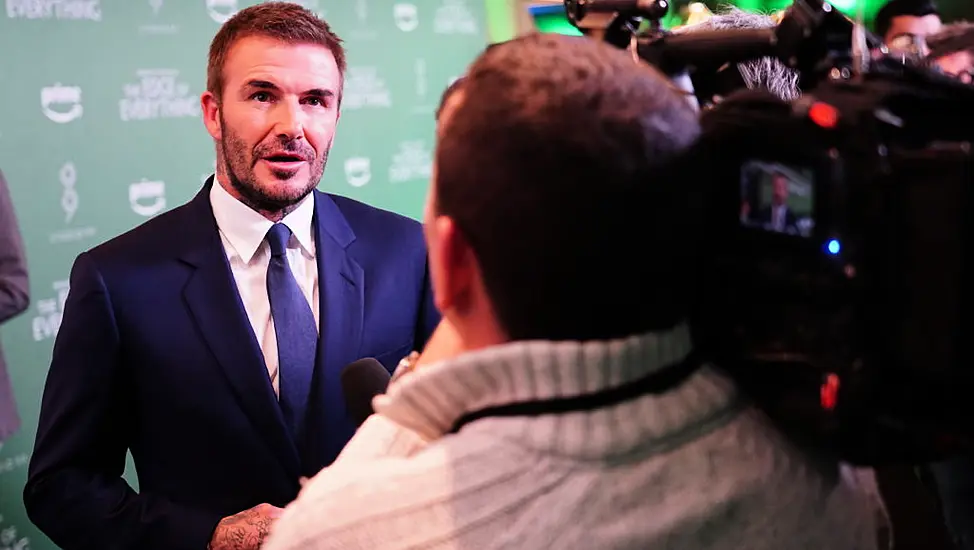 David Beckham Among Stars Celebrating Ronnie O’sullivan Documentary At Premiere