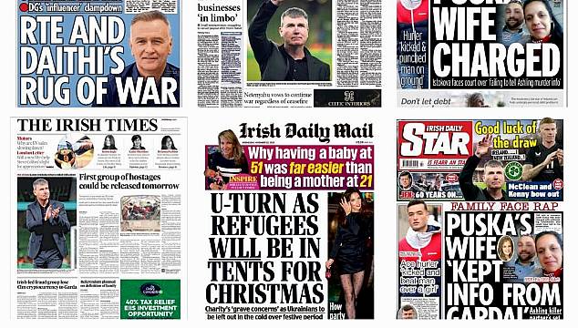 What The Papers Say: Wednesday's Front Pages