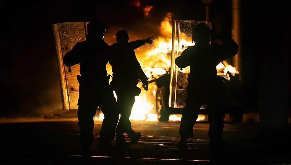 Protesters Set Garda Car On Fire Near Scene Of Dublin Knife Attack