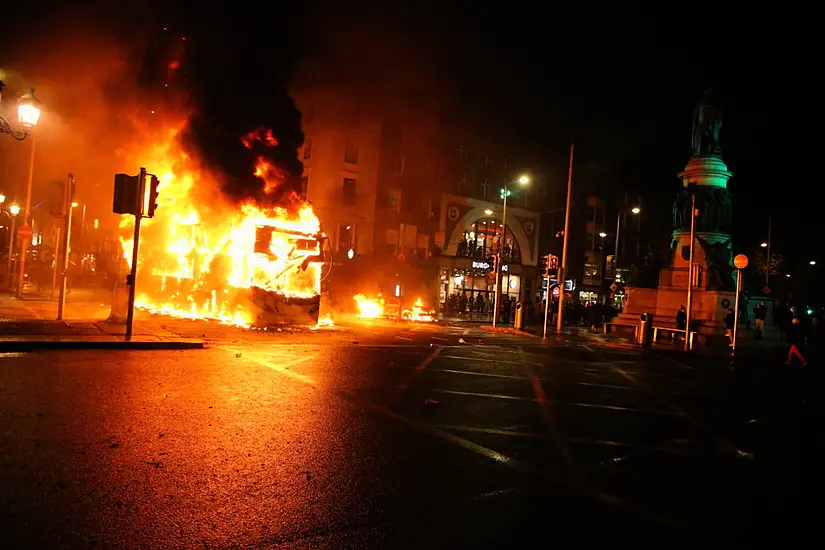 Shops Looted, Luas And Dublin Bus Set Alight As 'Hooligans' Clash With Gardaí