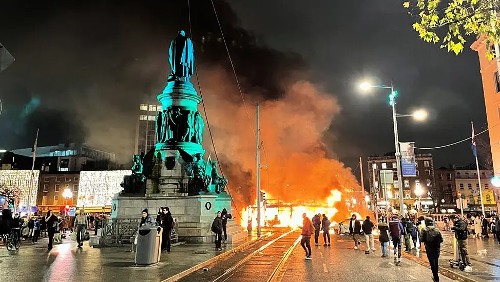 Nine People Arrested As Part Of Investigation Into Dublin Riots