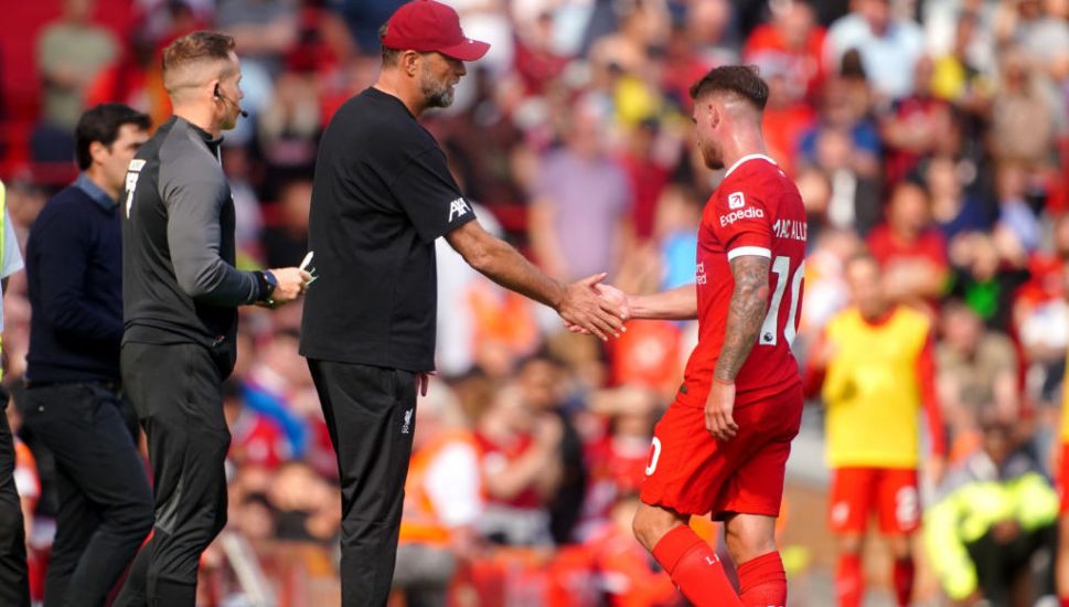 Jurgen Klopp Says Liverpool Can Benefit From Alexis Mac Allister’s Deeper Role
