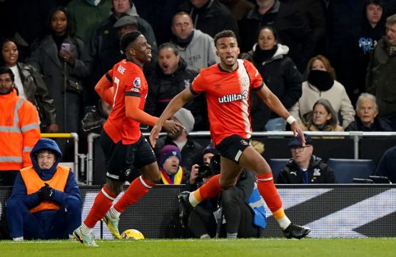Luton Leave It Late As Jacob Brown Goal Sinks Crystal Palace