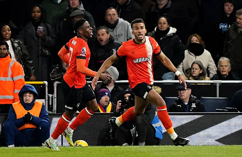 Luton Leave It Late As Jacob Brown Goal Sinks Crystal Palace