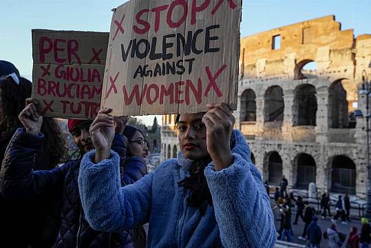 Thousands Rally In Italy To Call For Action On Violence Against Women