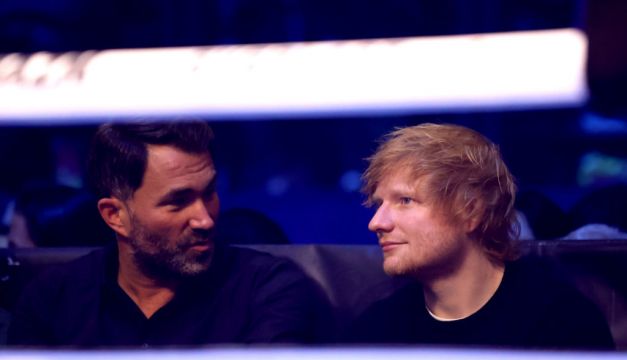 Ed Sheeran Spotted Ringside Ahead Of Katie Taylor's 3Arena Fight