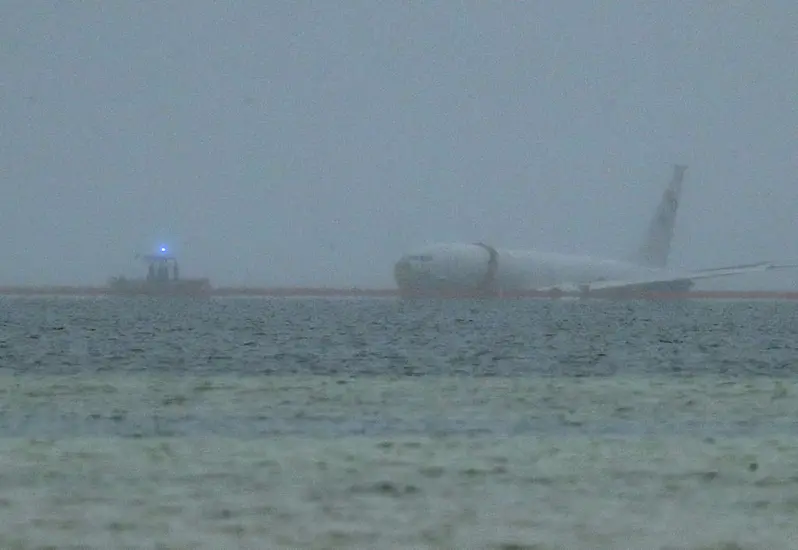 Flight Data Recorder Recovered From Us Navy Plane That Overshot Runway