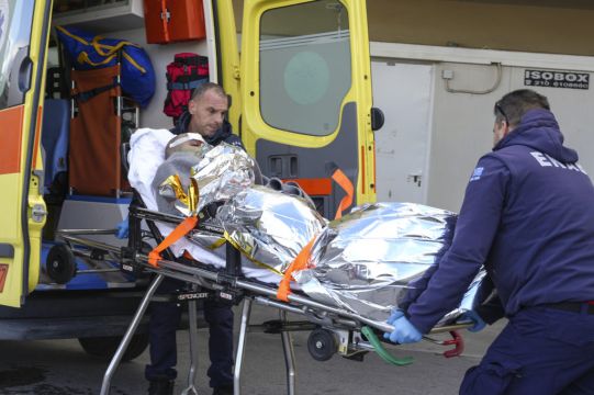Search For Missing Crewmen After Cargo Ship Sinks In Heavy Seas Off Lesbos