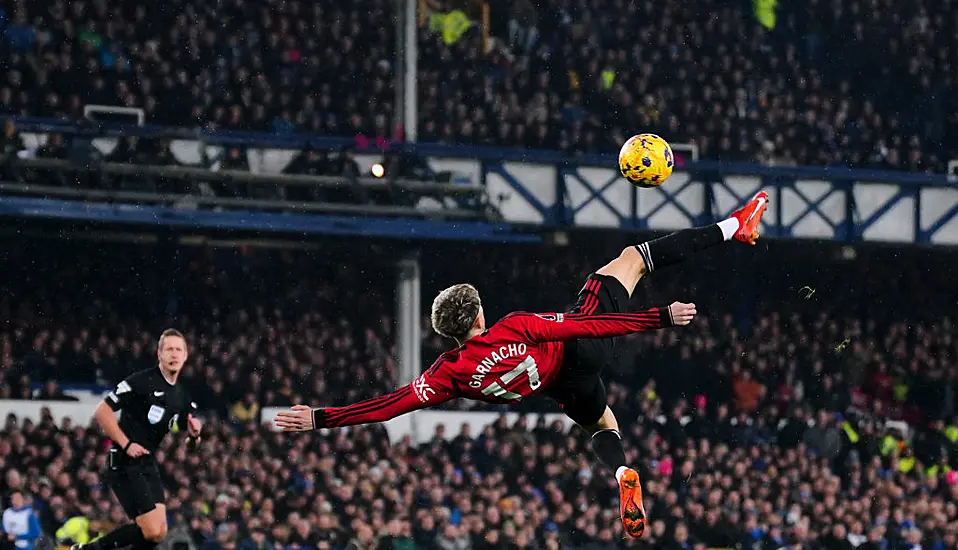 Stunning Garnacho Goal Inspires Man United To Win Over Everton