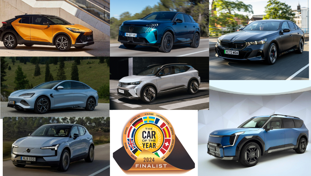 Seven shortlisted for Europe’s Car of the Year 2024