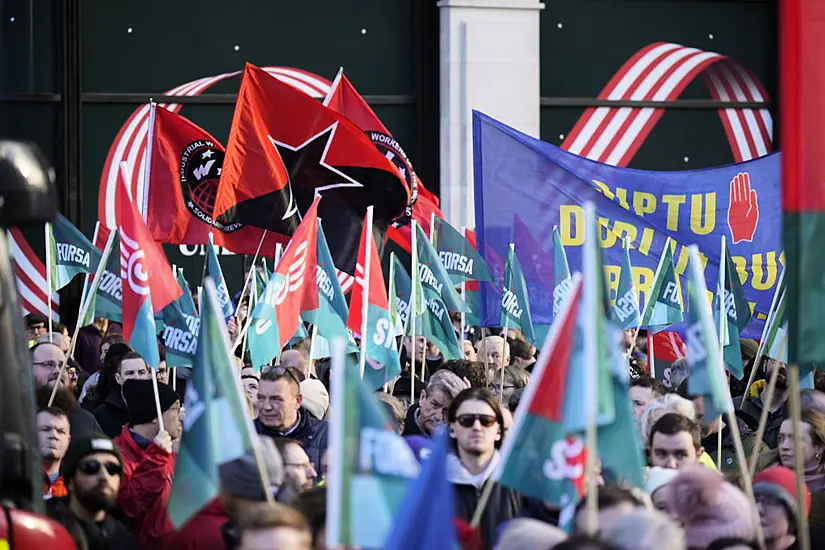 Solidarity Rally Staged In Dublin Following Riots