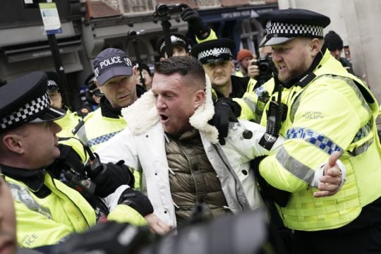 Tommy Robinson Charged With Criminal Offence After Arrest At London Antisemitism March