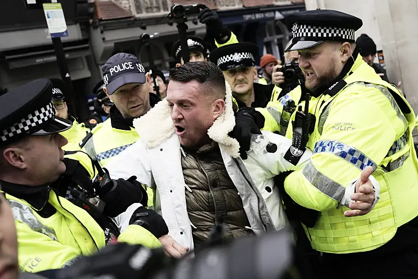 Tommy Robinson Charged With Criminal Offence After Arrest At London Antisemitism March