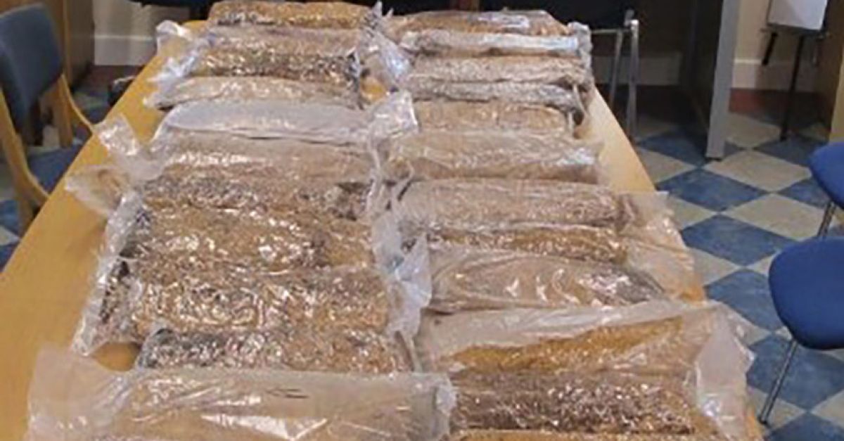 Almost €1m worth of cannabis seized in Dublin and Cavan