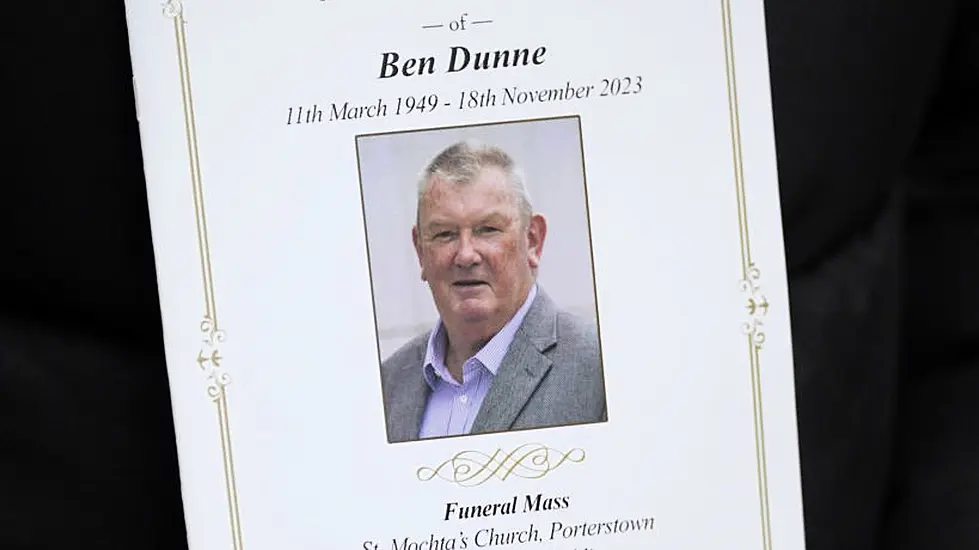 Ben Dunne A ‘Good, Decent, Generous, Loving Irish Man’, Mourners Told