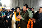 Indian Rescuers Pull Out All 41 Workers Who Were Trapped In Tunnel For 17 Days