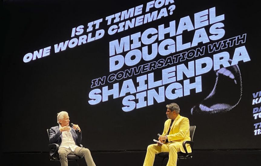 Michael Douglas Honoured At International Film Festival Of India