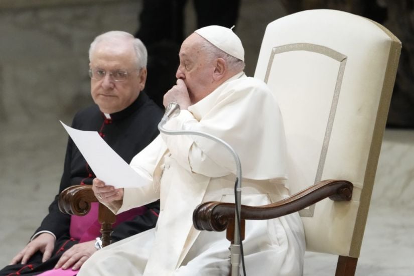 Aide Reads Speech For Unwell Pope Francis