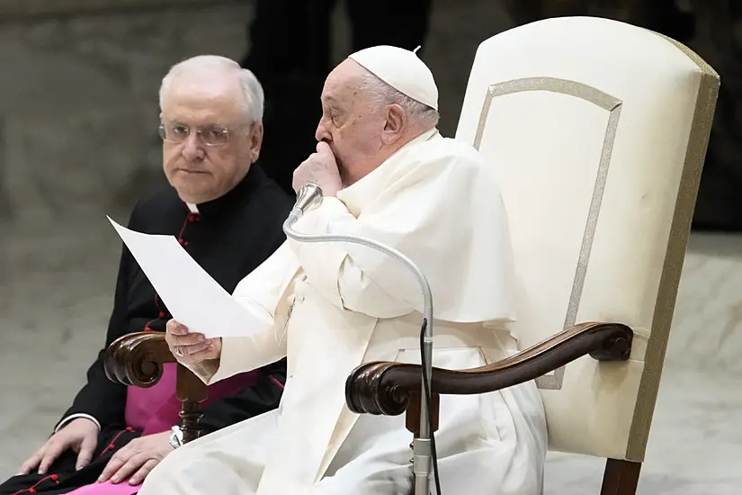 Aide Reads Speech For Unwell Pope Francis