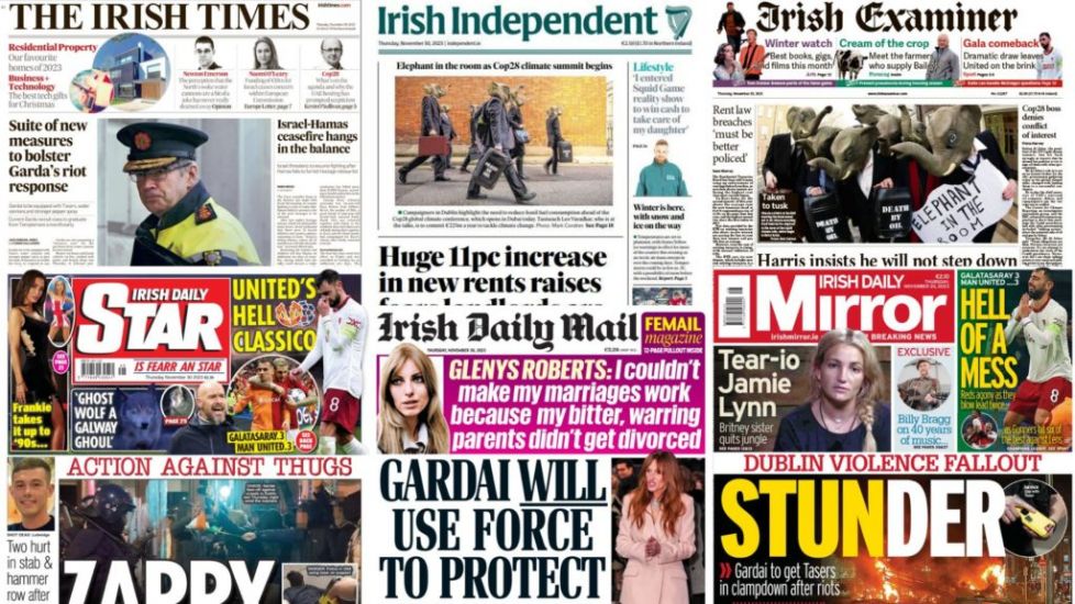 What The Papers Say: Thursday's Front Pages