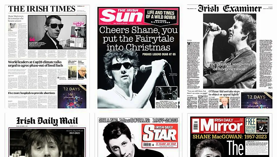 What The Papers Say: Friday's Front Pages