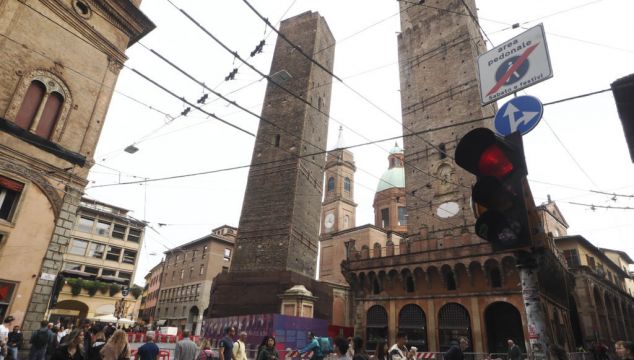 Leaning Tower Cordoned Off In Bologna Amid Collapse Fears