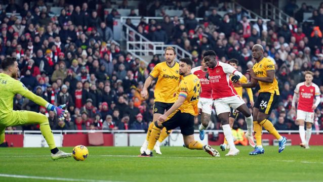 Bukayo Saka And Martin Odegaard Fire Arsenal Four Points Clear At Pl Summit