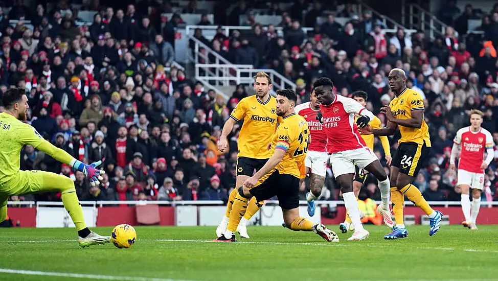 Bukayo Saka And Martin Odegaard Fire Arsenal Four Points Clear At Pl Summit