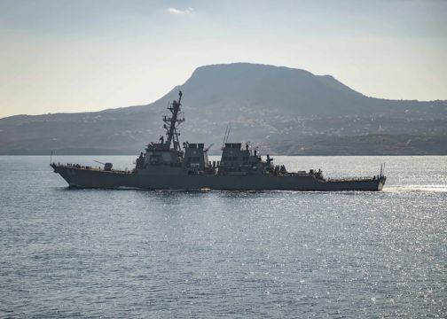 Three Commercial Ships And Us Warship Involved In Houthi Attack In Red Sea