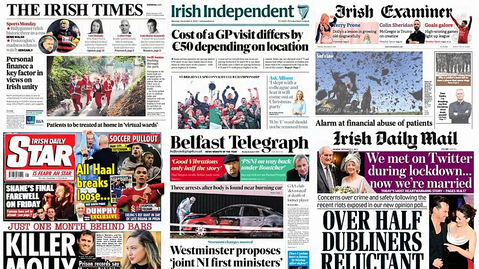 What The Papers Say: Monday's Front Pages