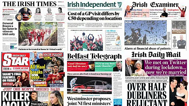 What The Papers Say: Monday's Front Pages