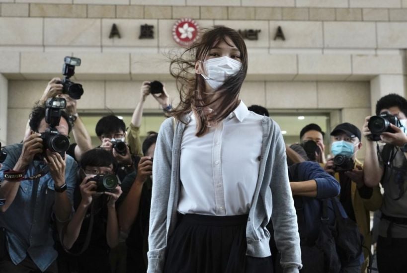 Hong Kong Pro-Democracy Activist Agnes Chow Jumps Bail