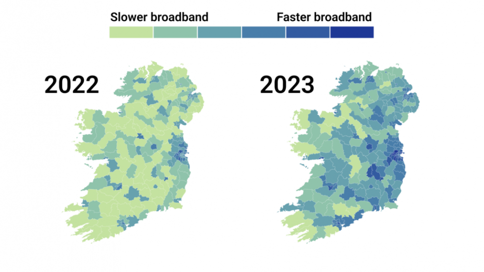 Broadband Speed Map Reveals Ireland's Digital Divides